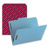 Smead File Fastener Folder, Blue, Pk50 12040